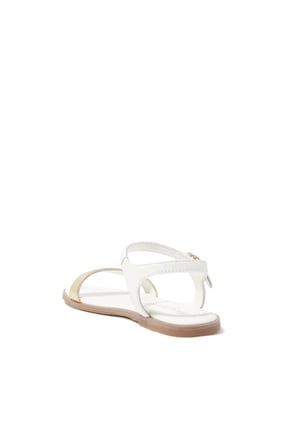 Kids Lina Two-Tone Sandals